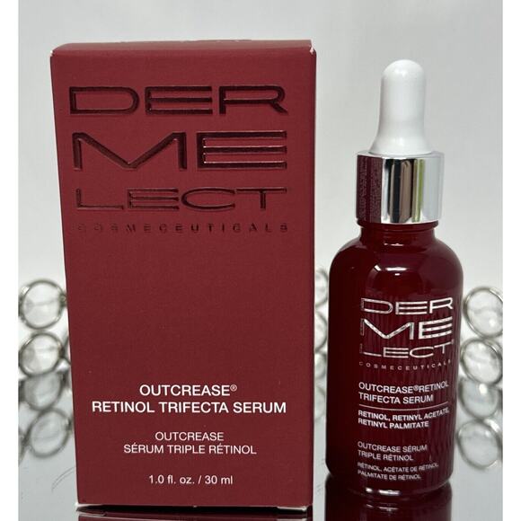 Dermelect Outcrease Retinol Trifecta Serum, 1 fl oz / 30ml NIB - Picture 2 of 5